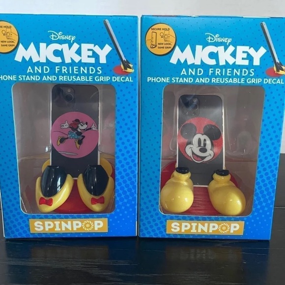 Disney Mickey and Friends Phone Stand with Reusable Grip Decal - Yellow - Picture 4 of 7